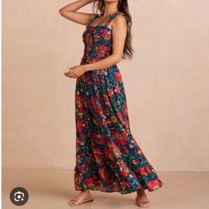 Summersalt Floral‎ Smock Maxi Dress XS